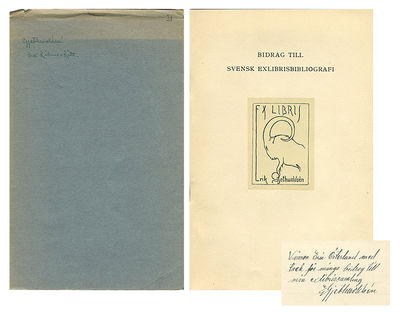 Bidrag till svensk exlibrisbibliografi.
