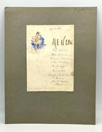 [MENU] ] Original Art - 31 Juillet 98