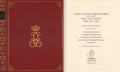 RESA TIL ITALIEN 1780, 1781, 1782 SKRIFVEN 1782 I…