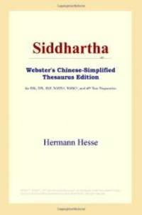 image of Siddhartha (Webster's Chinese-Simplified Thesaurus Edition) (Chinese Edition)