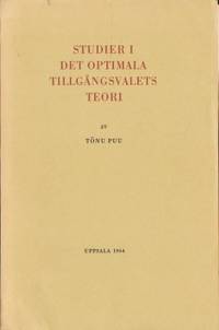 Studier i det optimala tillgångsvalets teori.