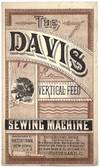 The Davis Vertical Feed Sewing Machine