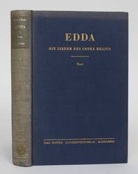 image of Edda: Die Lieder Des Codex Regius Nebst Verwandten Denkmalern
