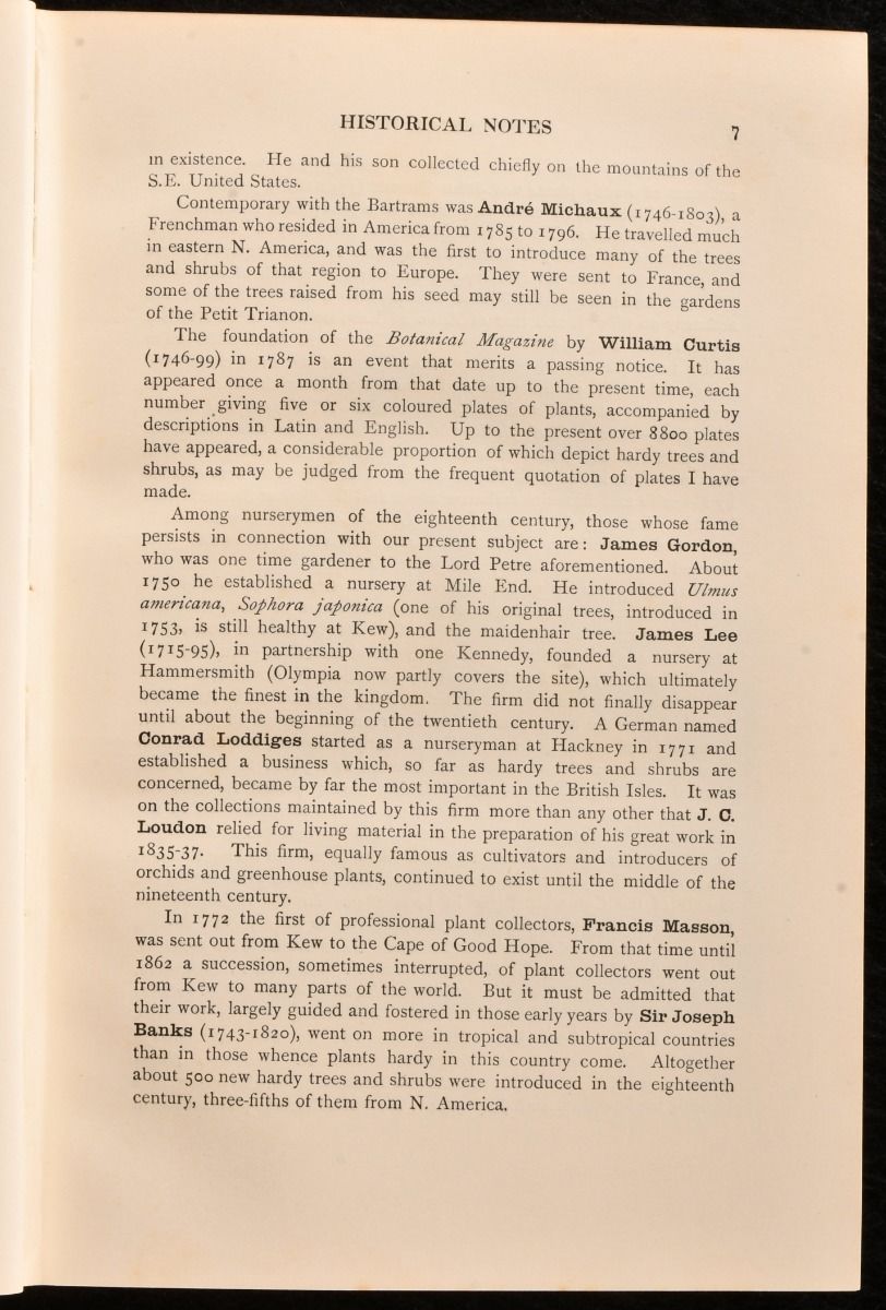 Trees and Shrubs Hardy in the British Isles by W. J. Bean Hardcover 1925 from Rooke Books