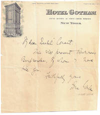 AUTOGRAPH NOTE SIGNED (ANS)