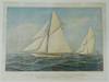 Vigilant and Valkyrie In A "Thrash To Windward." In Their International Race For "The America's Cup" Oct. 7th 9th & 13th 1893