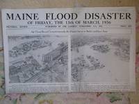 Newspaper MAINE FLOOD DISASTER OF FRIDAY, THE 13TH OF MARCH, 1936.  Pictorial Review