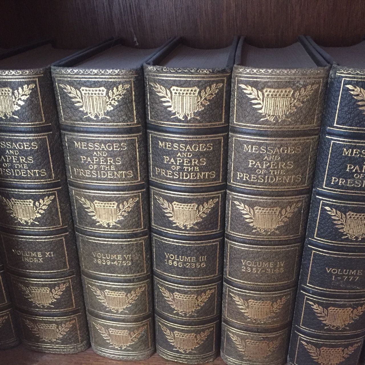 MESSAGES AND PAPERS OF THE PRESIDENTS (A COMPILATION) 9 of 11 Volume