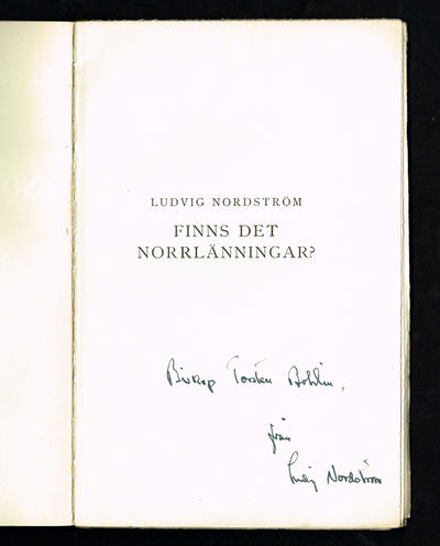 Finns det norrlänningar? Tal till Norrlands…