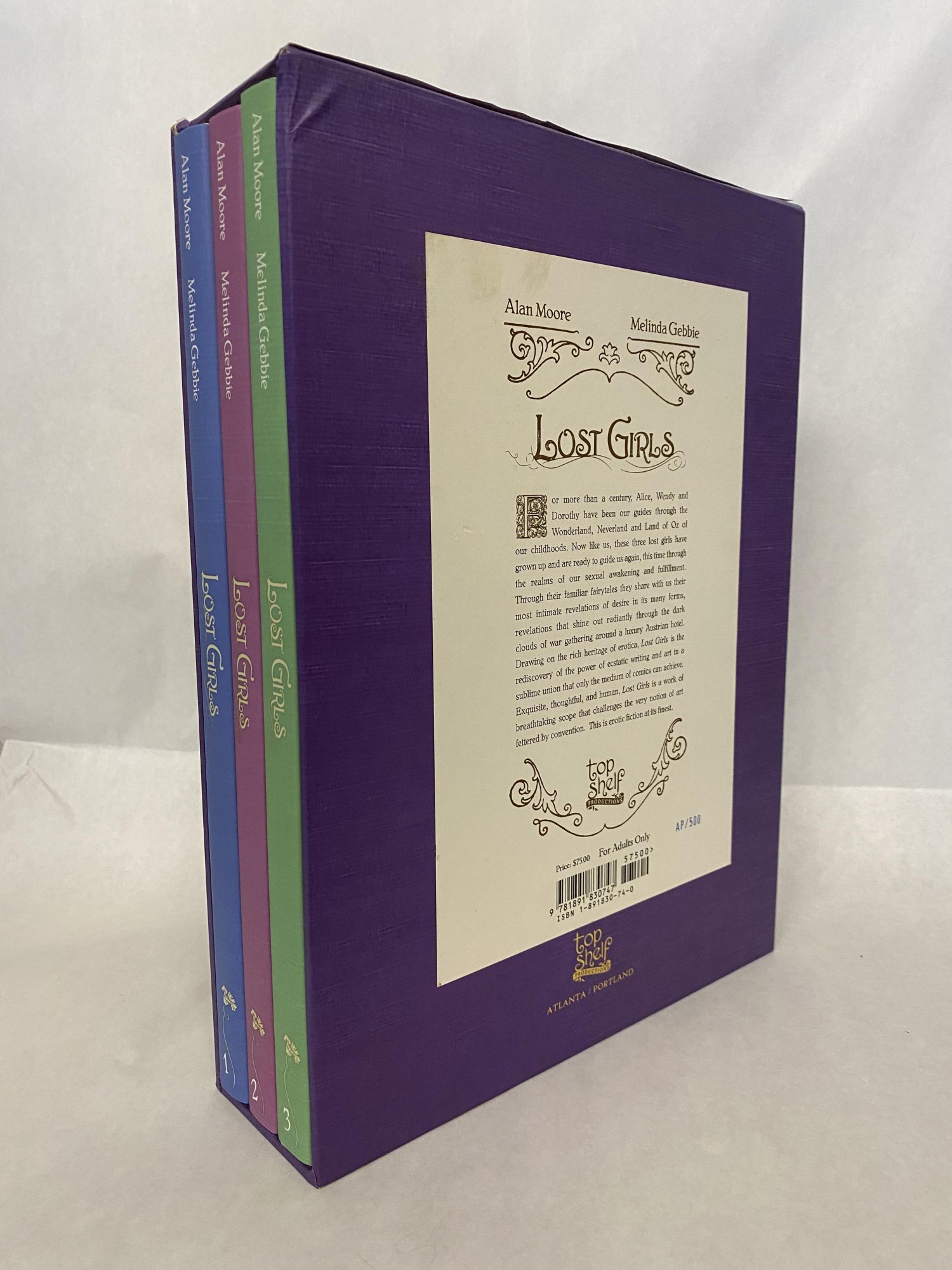 LOST GIRLS, VOLS. 1-3 by Moore, Alan | Hardcover | 2006