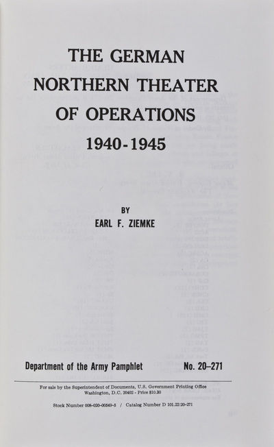The German Northern Theater of Operations 1940-1945