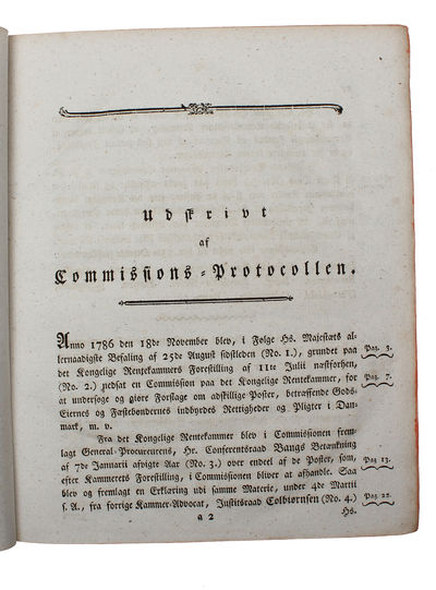 Den for Landboevæsenet nedsatte Commissions Forhandlinger. 2 Bind. (photo 3)