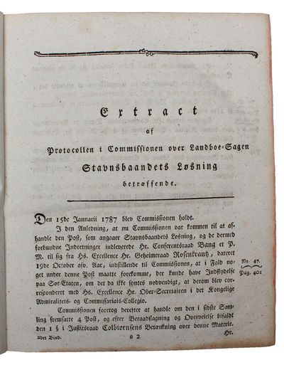 Den for Landboevæsenet nedsatte Commissions Forhandlinger. 2 Bind. (photo 5)