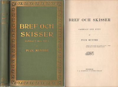 BREF OCH SKISSER. Gammalt och nytt.