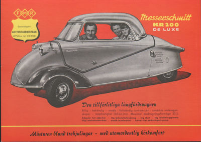 MESSERSCHMITT KR 200 DE LUXE. Den tillförlitliga…