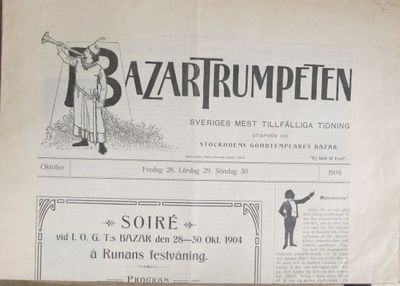 Bazatrumpeten. Oktober. Fredag 28, lördag 29,…