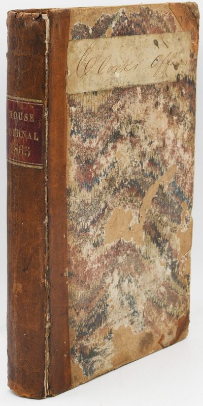 [LAW] HOUSE JOURNAL OF THE FIRST SESSION OF THE GENERAL ASSEMBLY OF THE STATE OF TENNESSEE, 1865, WHICH CONVENED AT NASHVILLE, MONDAY, APRIL 3