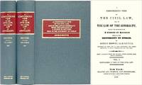 A Compendious View of the Civil Law & of the Admiralty... 2 vols