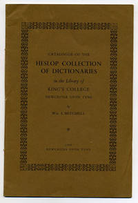Catalogue of the Heslop collection of…