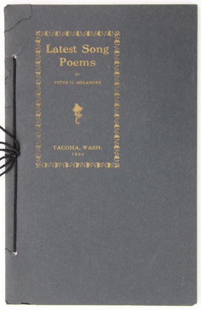 Latest Song Poems [cover title]
