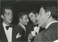 Original photograph of Dean Martin, Jerry Lewis, and Danny Thomas at the LA Examiner's Christmas Benefit, 1952