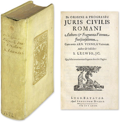 De Origine & Progressu Juris Civilis Romani, Authores & Fragmenta..