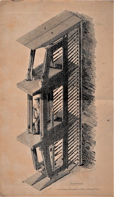 Explication des travaux entrepris pour la construction de la Tonnelle ou Passage sous la Tamise entre Rotherhithe et Wapping à l'effet d'ouvrir une Communication permanente entre les deux rives de ce fleuve.