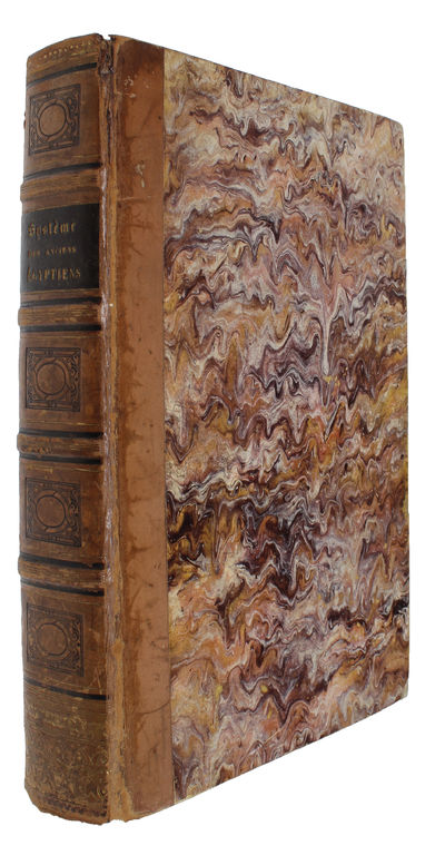 Précis du système hiéroglyphique des anciens Égyptiens ou recherches sur les élémens premiers de cette écriture sacrée, sur leurs diverses combinaisons, et sur les rapports de ce système avec les autres méthodes graphiques égyptiennes. Avec un volume ... - [THE FINDING OF A LOST LANGUAGE] (photo 4)
