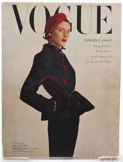 VOGUE August 1948: COLLEGE ISSUE with Irving Penn…