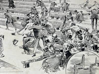 Last Resources - an original ink drawing for The Graphic