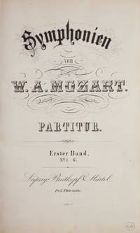Symphonien ... Partitur. Erster Band No. 1-6 [Zweiter Band No. 7-12] Pr. 3 Thlr. netto. [Full scores]