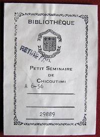 Ex-libris Québec. Petit Séminaire de Chicoutimi