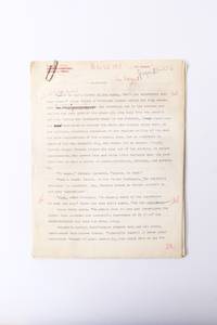 Apartness Typescript by Vernor Vinge - Manuscript - 1965 - from Hyraxia (SKU: 8583)