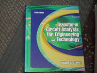 Transform Circuit Analysis for Engineering and Technology (5th Edition) by Stanley, William D - 2005