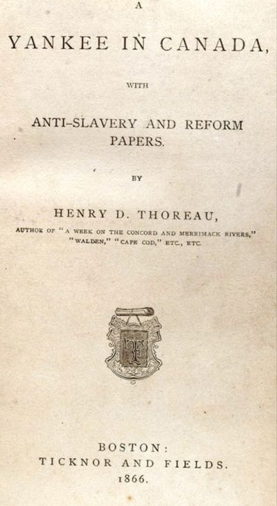 A Yankee In Canada With Anti Slavery And Reform Papers By