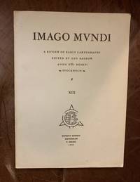 cover of A Letter Dated 1577 From Mercator to John Dee By E. G. R. Taylor Imago Mundi A Review Of Early Cartography XIII