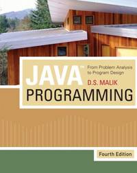 image of Java Programming : From Problem Analysis to Program Design
