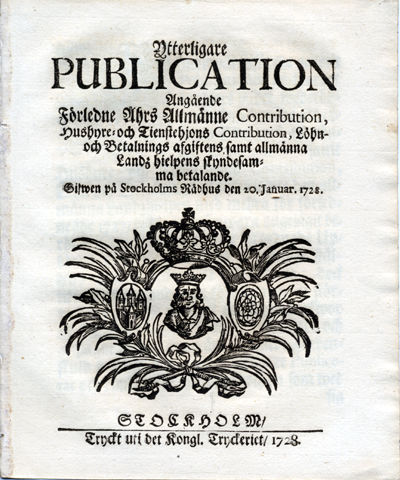 Ytterligare publication angående förledne åhrs…