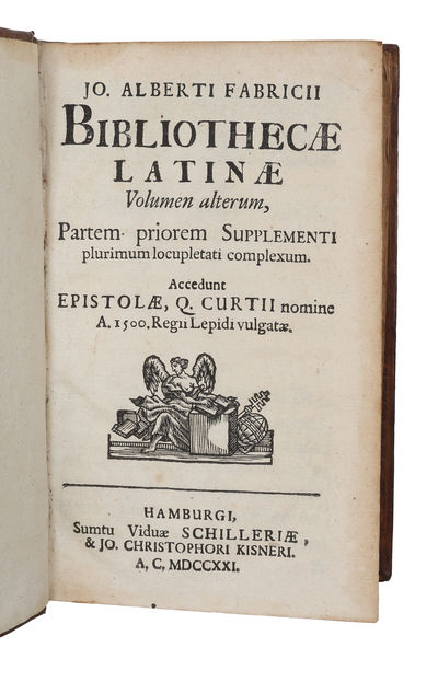 Bibliotheca Latina sive Notitia Auctorum Veterum Latinorum, qvorumcunque scripta ad nos pervenerunt, distributa in libros IV. Vol. 1 & 2 (wanting vol. 3). (photo 3)
