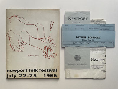 Newport Folk Festival, July 22-25 1965; with related ephemera