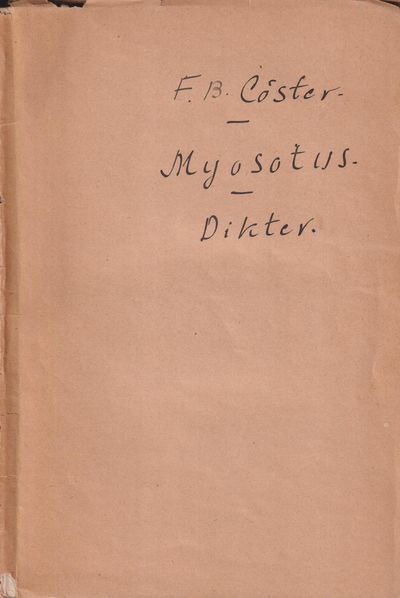 Myosotis. Bilder, intryck och minnen ur naturen,…