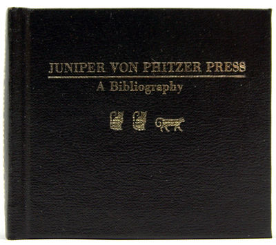 Albuquerque: Opuscala Press, 1999. 149pp. One of 75 copies. A playful and reflective bibliography, s...