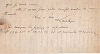 image of FRAGMENT OF AN AUTOGRAPH LETTER SIGNED BY EMILE LOUIS VICTOR DE LAVELEYE.