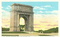 National Memorial Arch, Valley Forge, Pa 1931 used Postcard