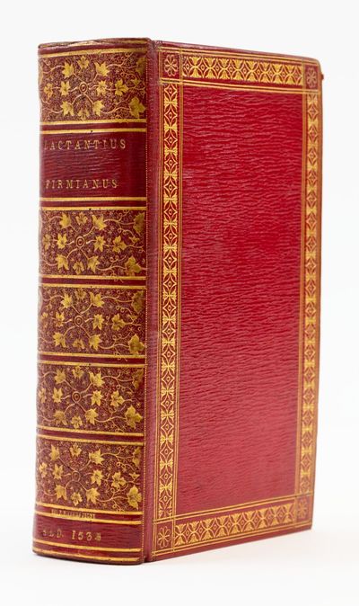 DIVINARVM INSTITVTIONVM LIBRI SEPTEM. [and] TERTULLIANUS, QUINTUS SEPTIMUS FLORENS. LIBER APOLOGETICVS [ADVERSVS GENTES] CUM INDICE