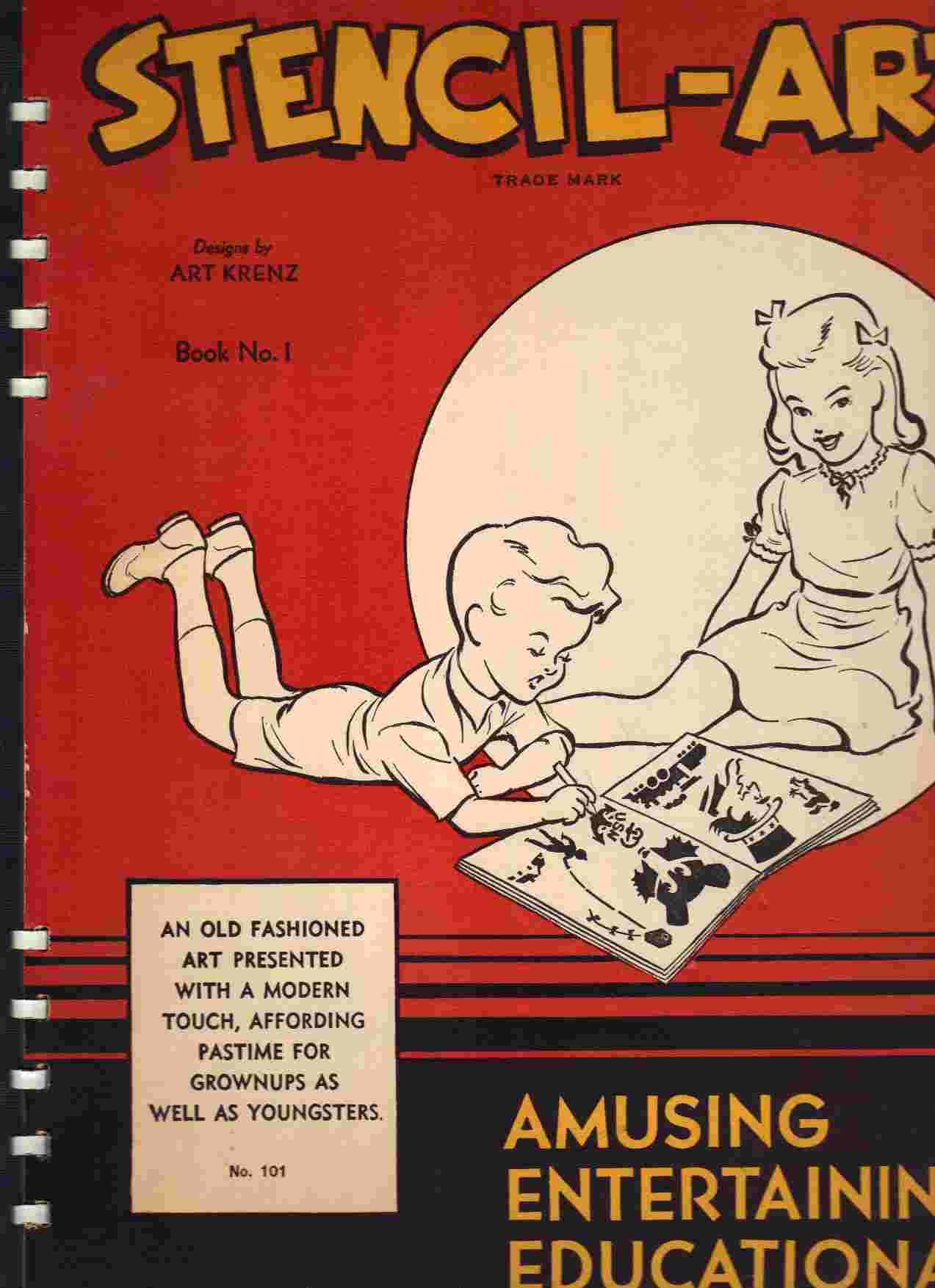 StencilArt Book No. 1 by Krenz, Art, Designs by