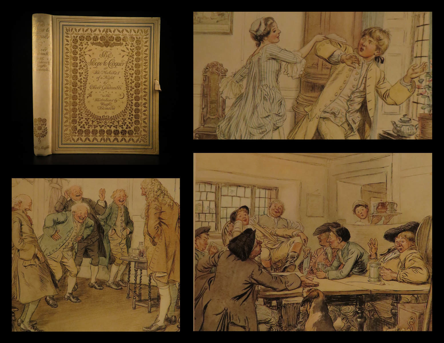 BIBLIO | She stoops to conquer ; or, The mistakes of a night by ...