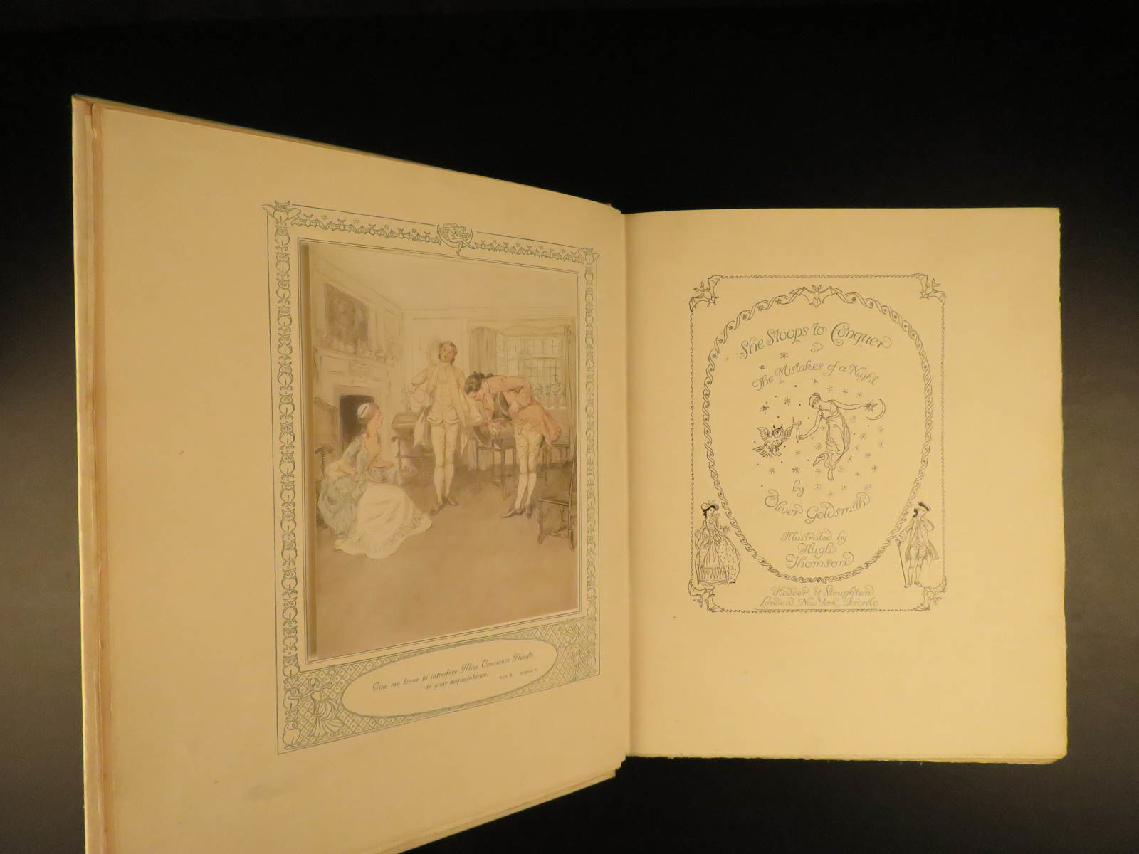 BIBLIO | She stoops to conquer ; or, The mistakes of a night by ...