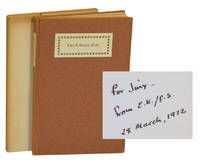 Laurel, Archaic, Rude: A Collection of Poems Presented to Yvor Winters on His Retirement by the Stanford English Department