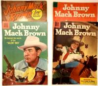 DELL COMICS GOLDEN AGE JOHNNY MACK BROWN No. 494, 269, 645, 722 ( 4 issues)